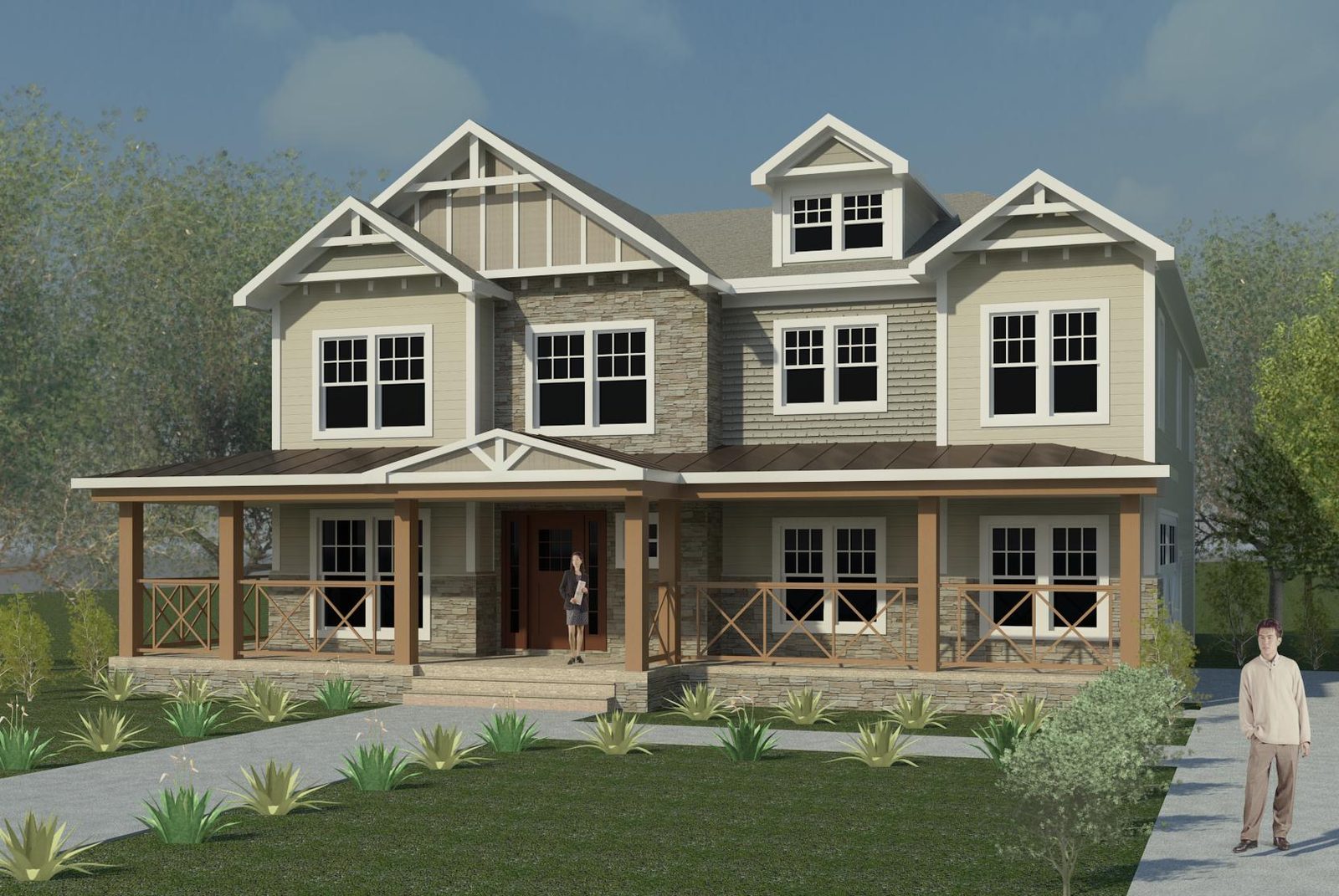 Rendered front elevation of the Greystone Ultra
