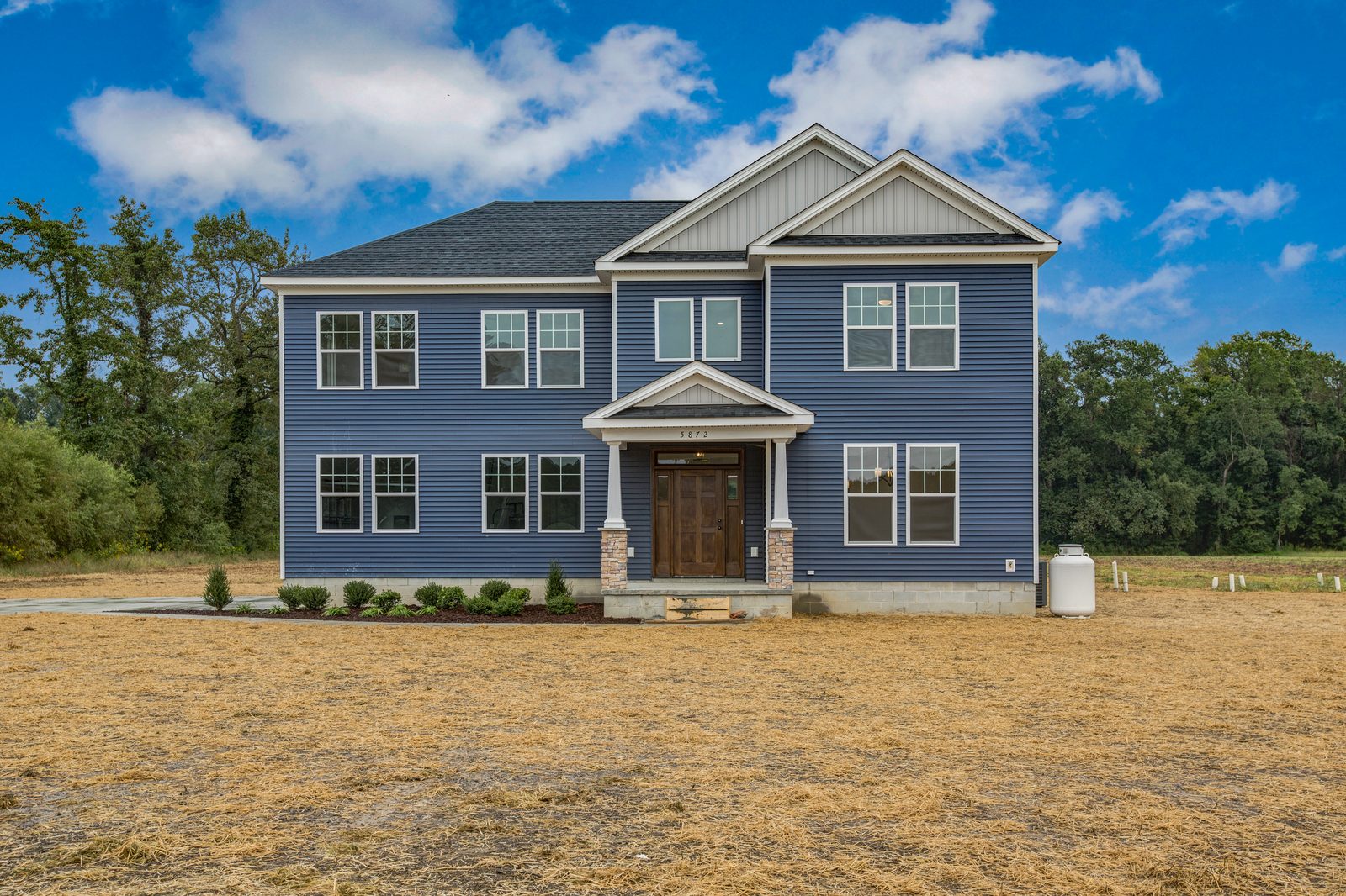 Front of a two-story Lochlan home
